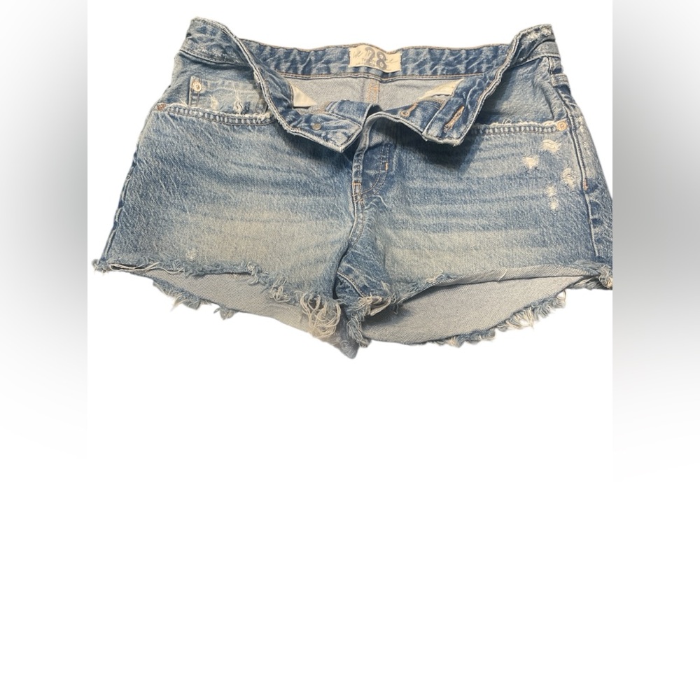 We The Free Blue Jean Shorts